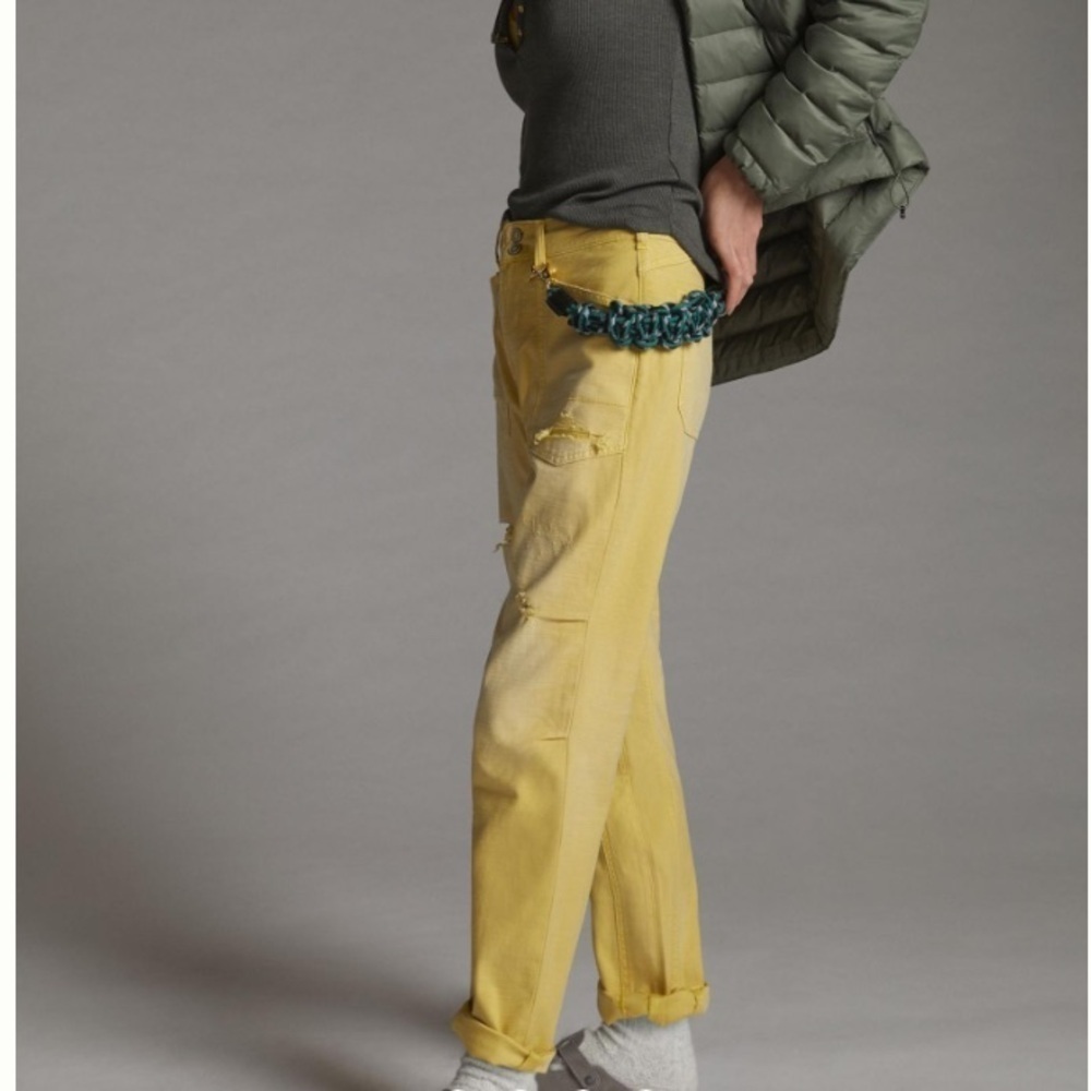 Pilcro The Wanderer Pants Sun Yellow